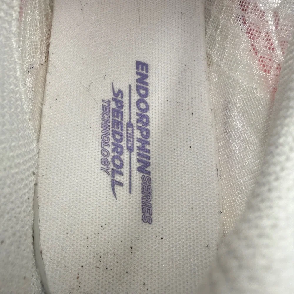 Saucony Endorphin Pro 3 Women Size 10.5 Running Shoes White Pink Purple Sneakers